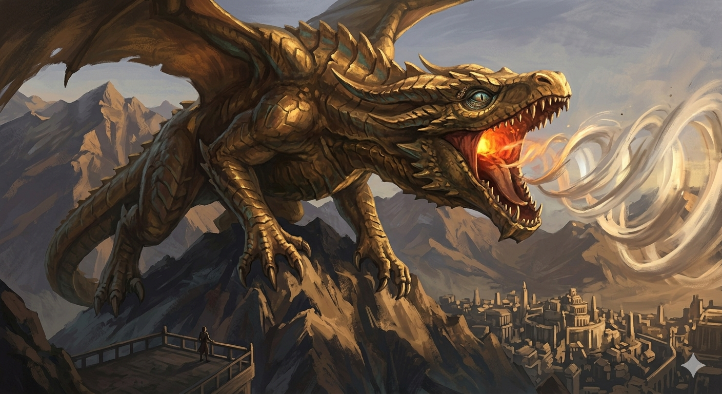 Auranthis, the Brass Flame